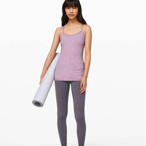 Lululemon Power Y Tank *Luon in Heathered Jubilee - Size 6